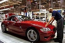 BMW Werk Spartanburg, South Carolina / USA: Produktion BMW Z4 Roadster.